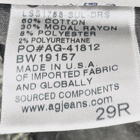 AG Adriano Goldschmied The Abbey Ankle Mid Rise Super Skinny Ankle Jeans Size 29 - Picture 9 of 12